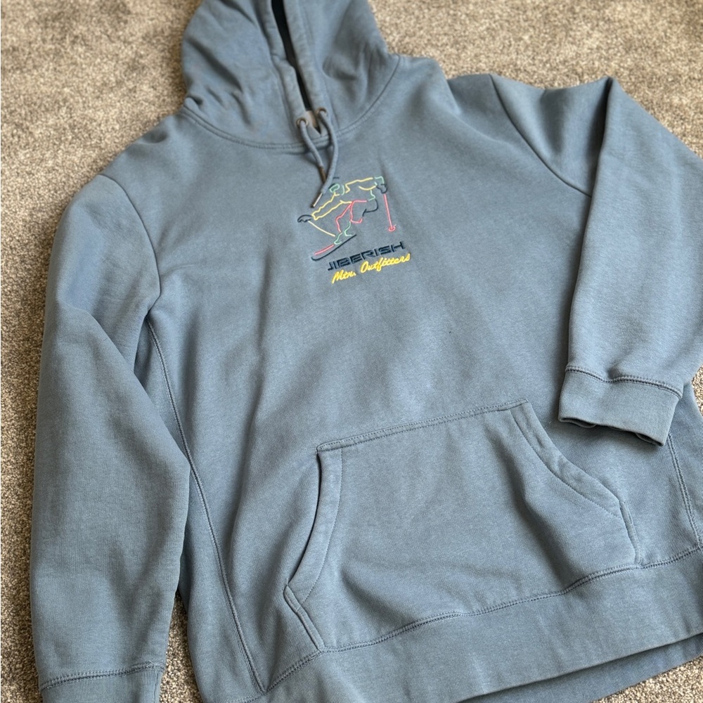 Light Blue Jiberish Mountain Outfitters Sweatshirt xxl